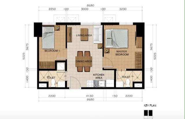 Covent Garden Condominium (2 bedroom) 48.20sqm