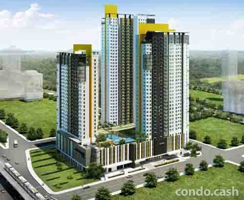 2 Bedrooms Condo with 1 Parking at Vertis North